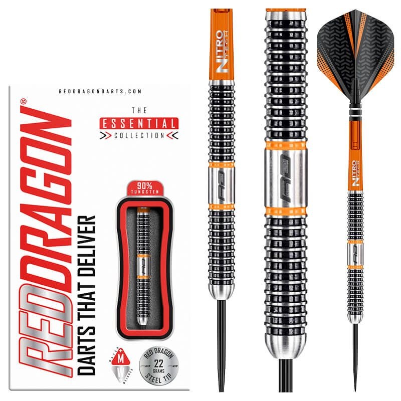 RED DRAGON – Amberjack 18 Darts – 90% Tungsten – 22g