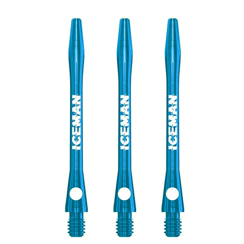 RED DRAGON – Gerwyn Price ICEMAN Aluminium Shafts – Medium 46mm – BLUE