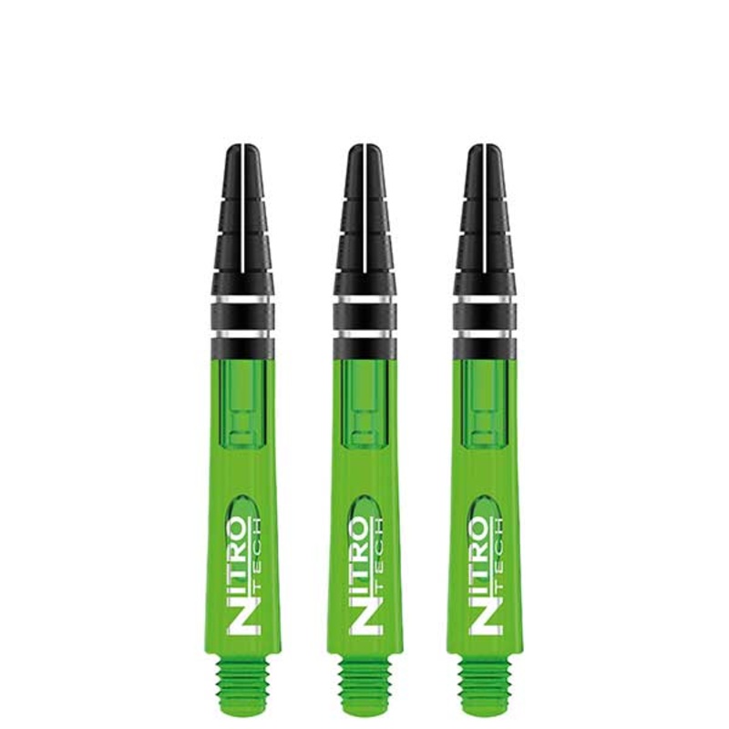 RED DRAGON – Nitrotech Composite Dart Shafts – 36mm Short Green