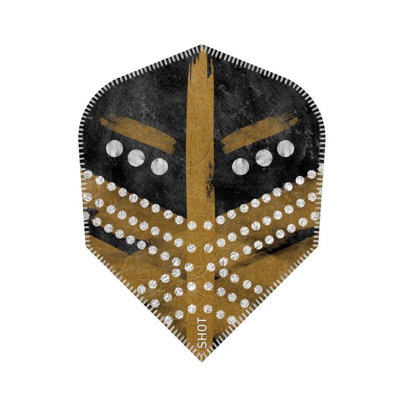 SHOT – Devon Petersen Greatness Dart Flights  – 100M Gold – Small Standard