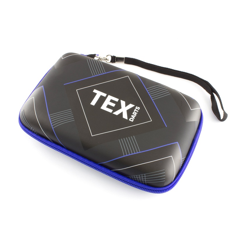 TEX – Pro Dart Case – Holds 6 Darts and Accessories – BLUE