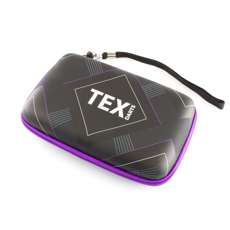 TEX – Pro Dart Case – Holds 6 Darts and Accessories – PURPLE