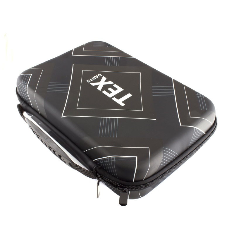 TEX – Pro Deluxe Dart Case – Holds 12 Darts and Accessories – BLACK