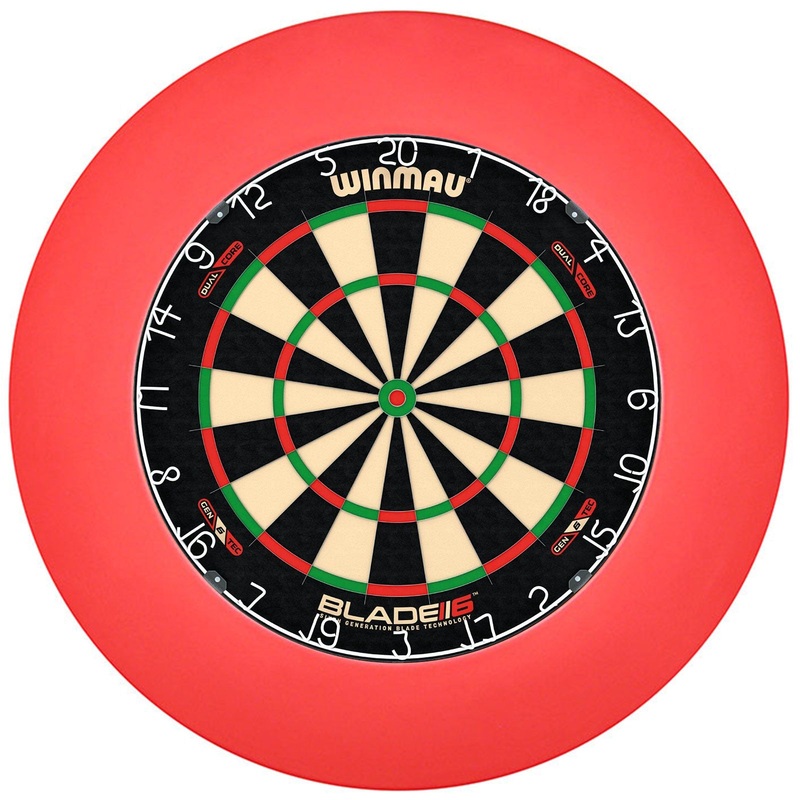 WINMAU Blade 6 DUAL CORE Professional Dartboard + Pro Polymer Surround
