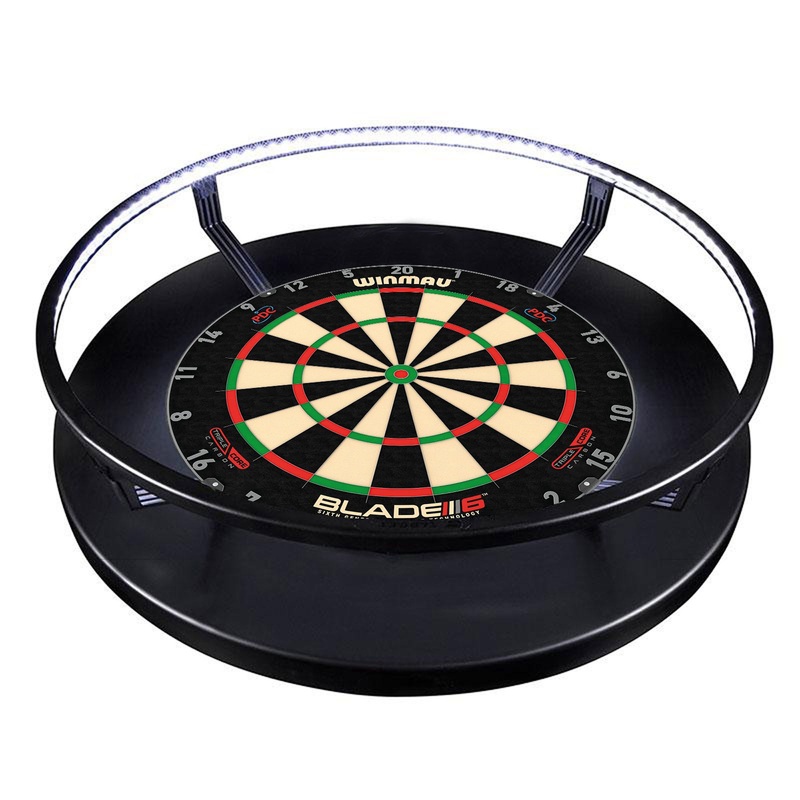 WINMAU – Blade 6 TRIPLE CORE Dartboard + Polymer Surround + Target Lighting Deal