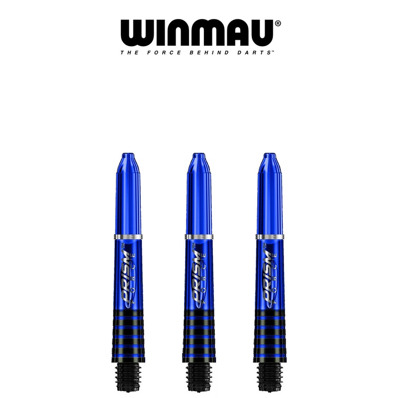 WINMAU Prism Force – Ring Lock Dart Shafts – SHORT BLUE