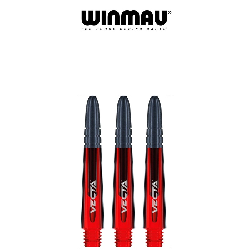 WINMAU – Vecta Composite Dart Shafts – Short Red