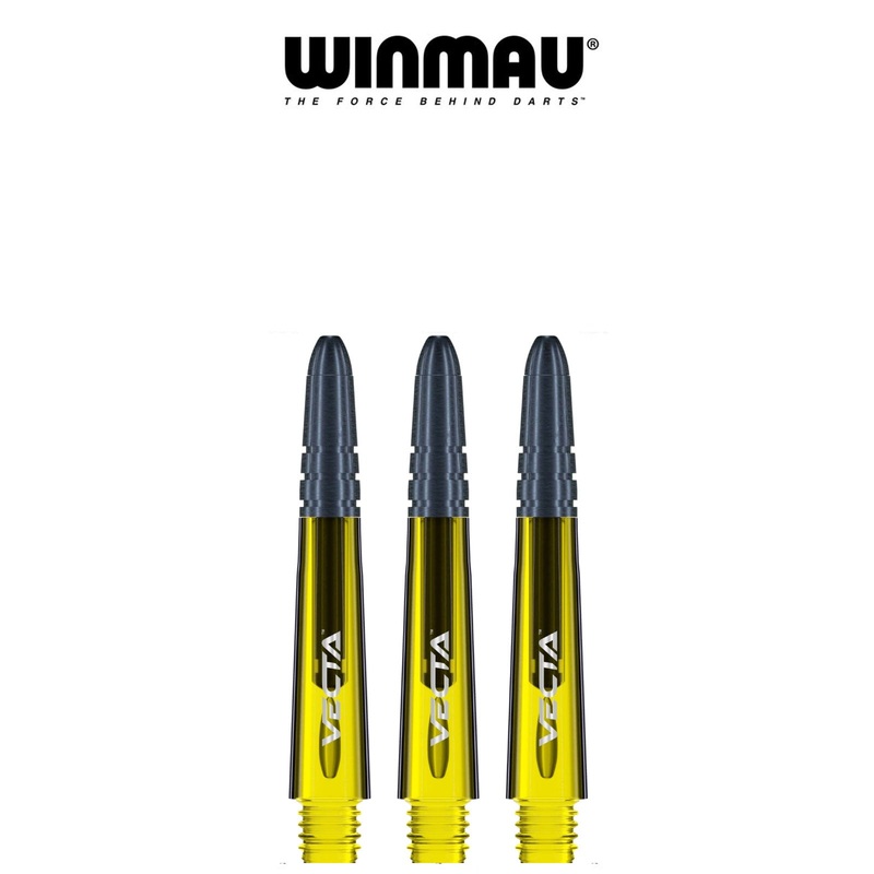 WINMAU – Vecta Composite Dart Shafts – Short Yellow