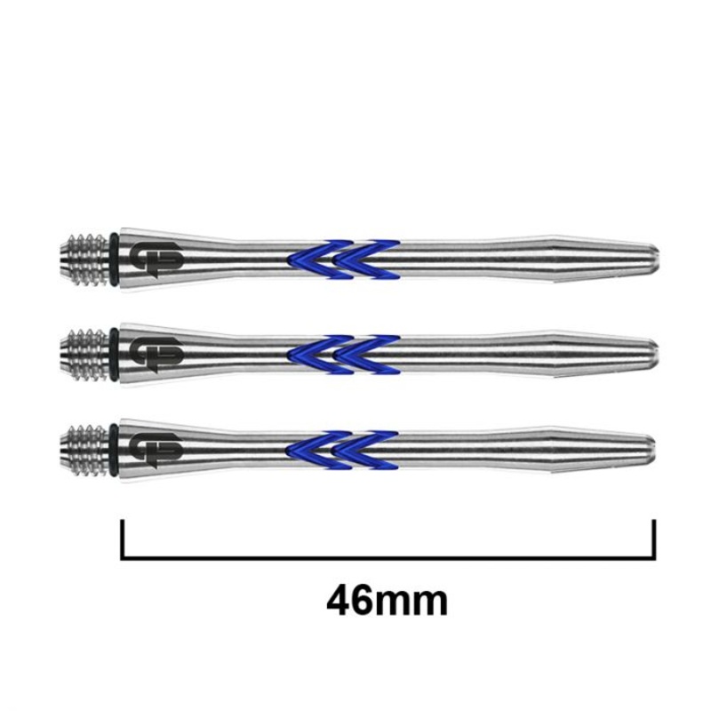 RED DRAGON Gerwyn Price ICEMAN V-Groove Aluminium Shafts – Medium – Blue