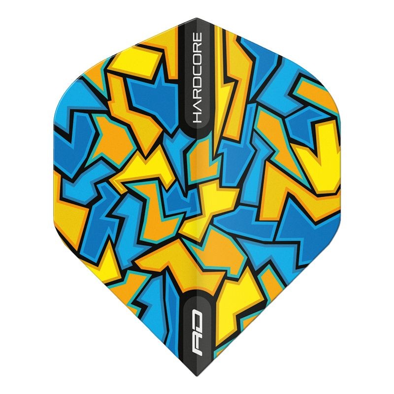 RED DRAGON – Hardcore Radical Blue Crackle Dart Flights