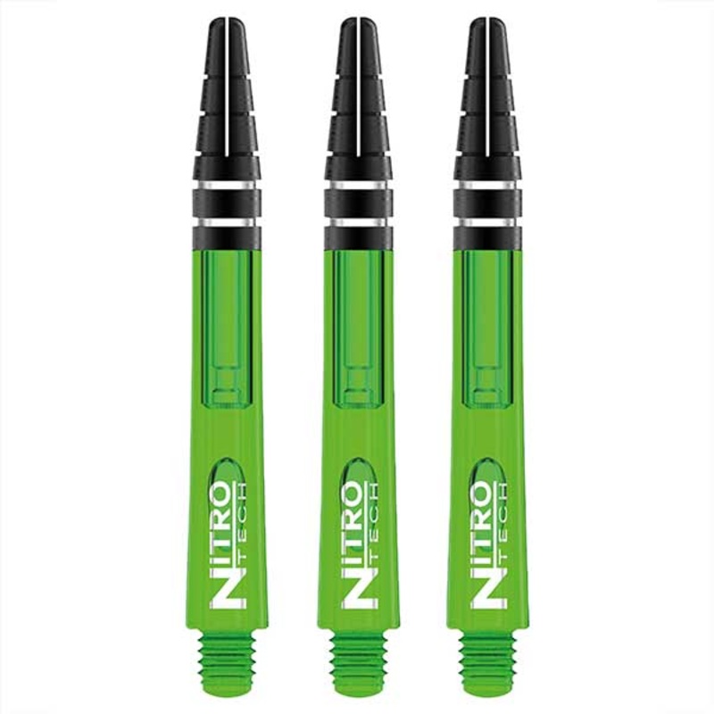 RED DRAGON – Nitrotech Composite Dart Shafts – 42mm Medium Green
