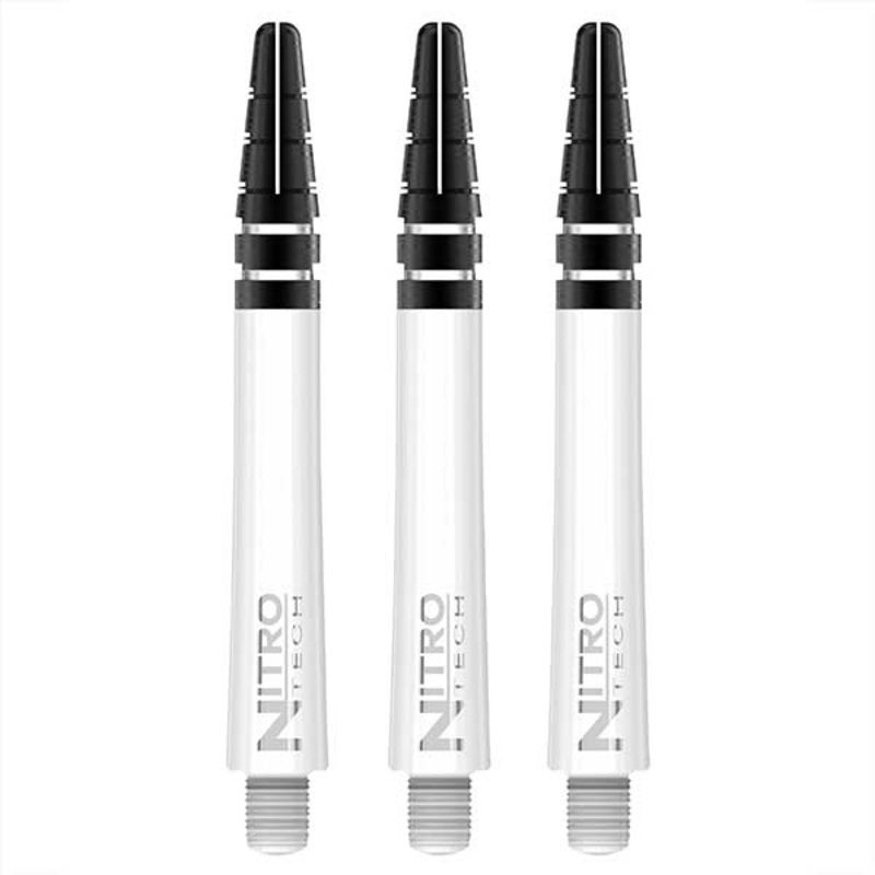 RED DRAGON – Nitrotech Composite Dart Shafts – 42mm Medium White