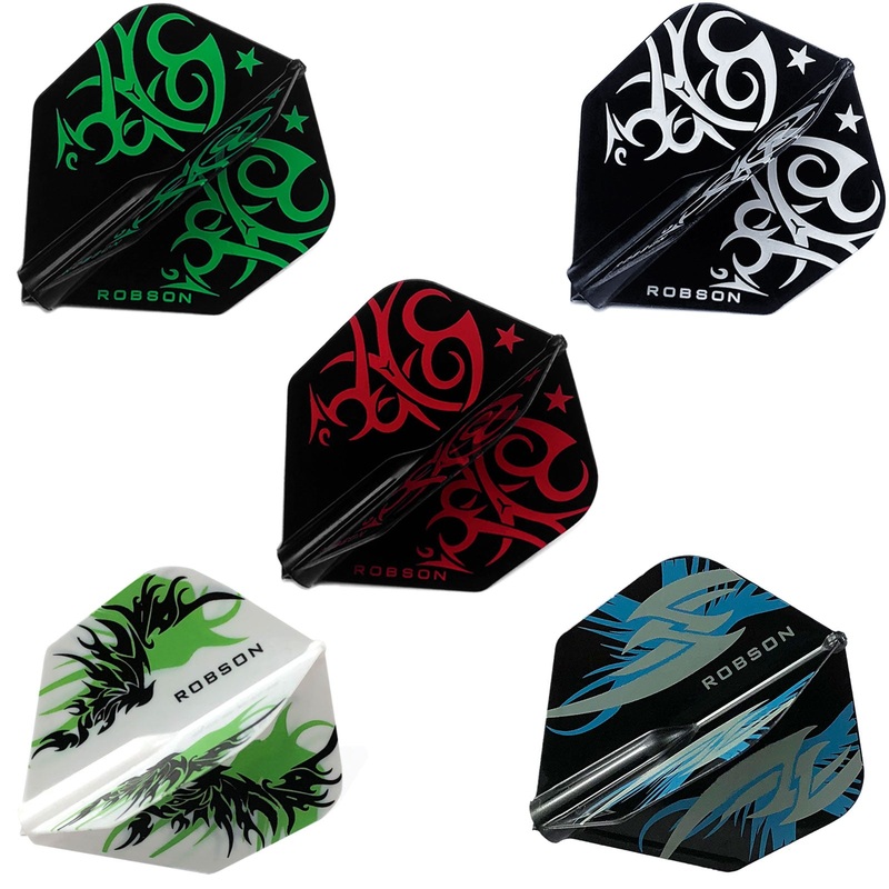 ROBSON – Plus Dart Flights PRINTED – Universal Fit – STANDARD SHAPE