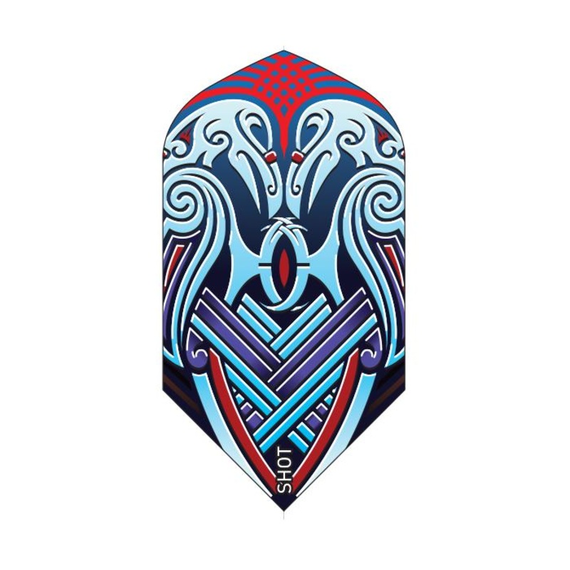 SHOT – Viking Raven Dart Flight – Slim – Blue