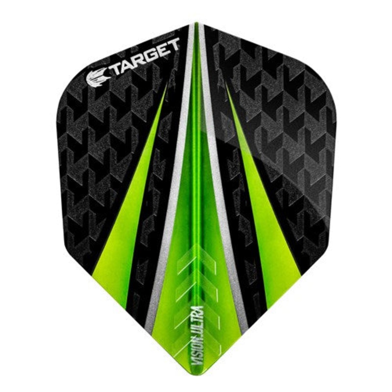 TARGET –  Vision Ultra Green Three Fin NO6 Flights – 100 Micron
