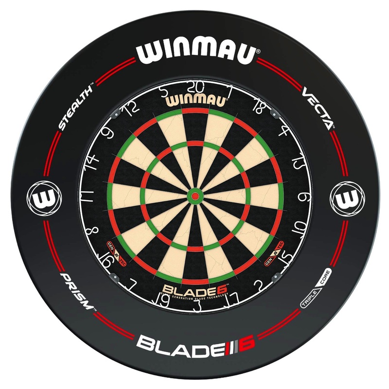 WINMAU – BLADE 6 Dartboard & PRO-LINE Surround DEAL