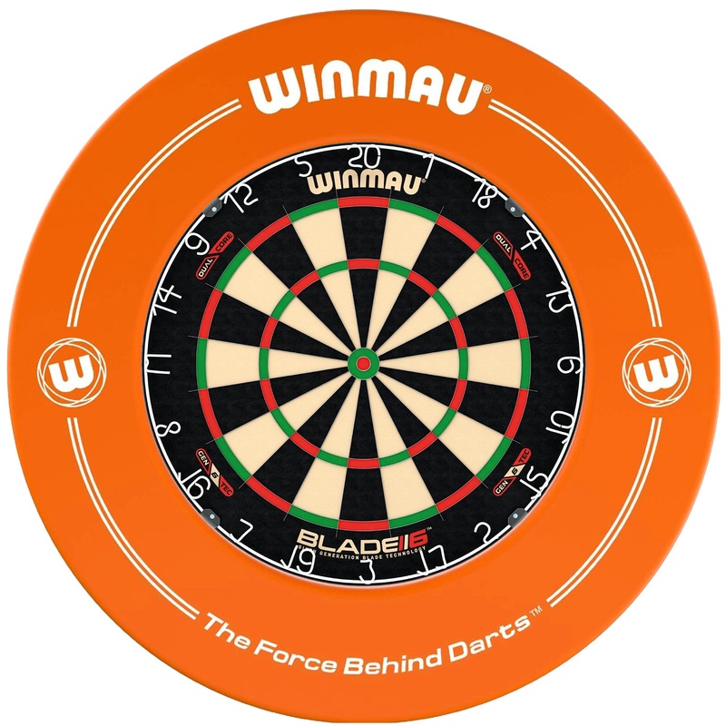 WINMAU – Blade 6 DUAL CORE Dartboard & ORANGE Surround DEAL