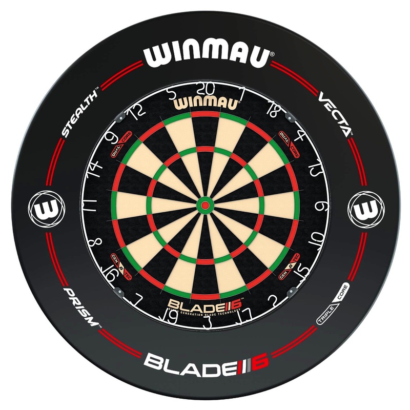 WINMAU – Blade 6 DUAL CORE Dartboard & PRO-LINE Surround DEAL