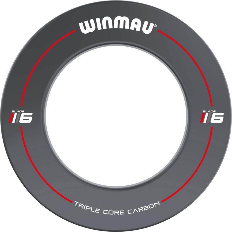WINMAU – BLADE 6 Printed Dartboard Surround – GREY