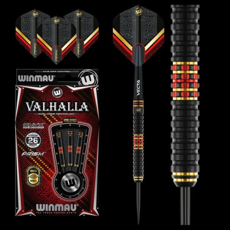 WINMAU – Valhalla – 85% and 95% Dual Core Tungsten Darts – 26g
