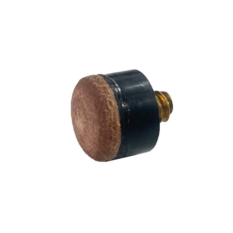 Brown Leather Cue Tip – SCREW IN 11mm