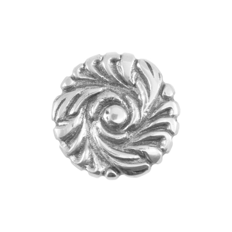 Button Flower – POLISHED CHROME