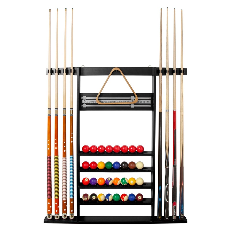 Combi Cue Rack – BLACK