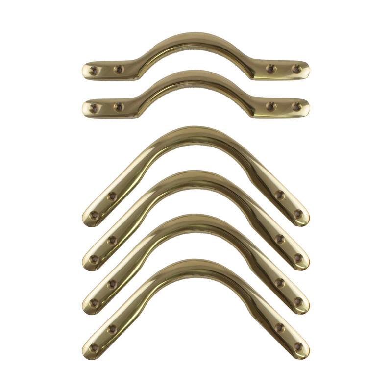 Plain Pool Table Pocket Brackets  – BRASS