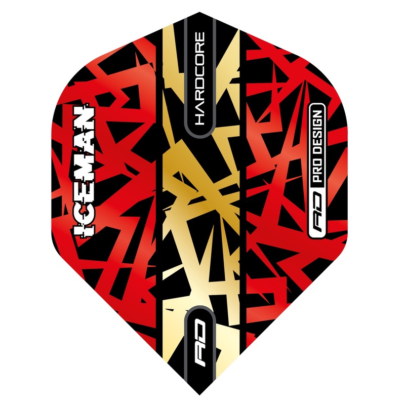 RED DRAGON – Gerwyn Price Red and Gold Hardcore Premium Standard Flights