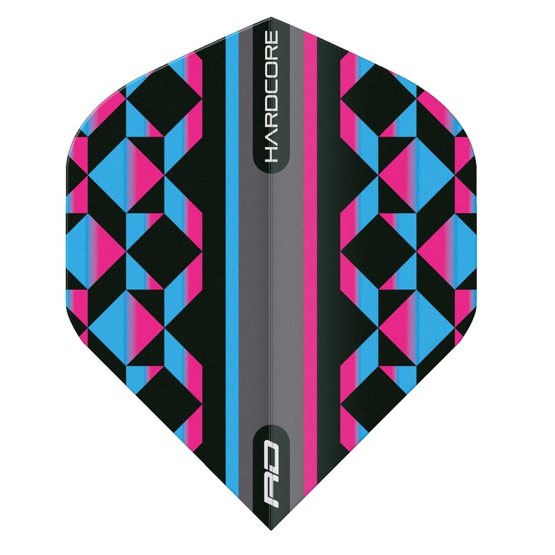 RED DRAGON – Hardcore Geometric Flights – Pink and Blue