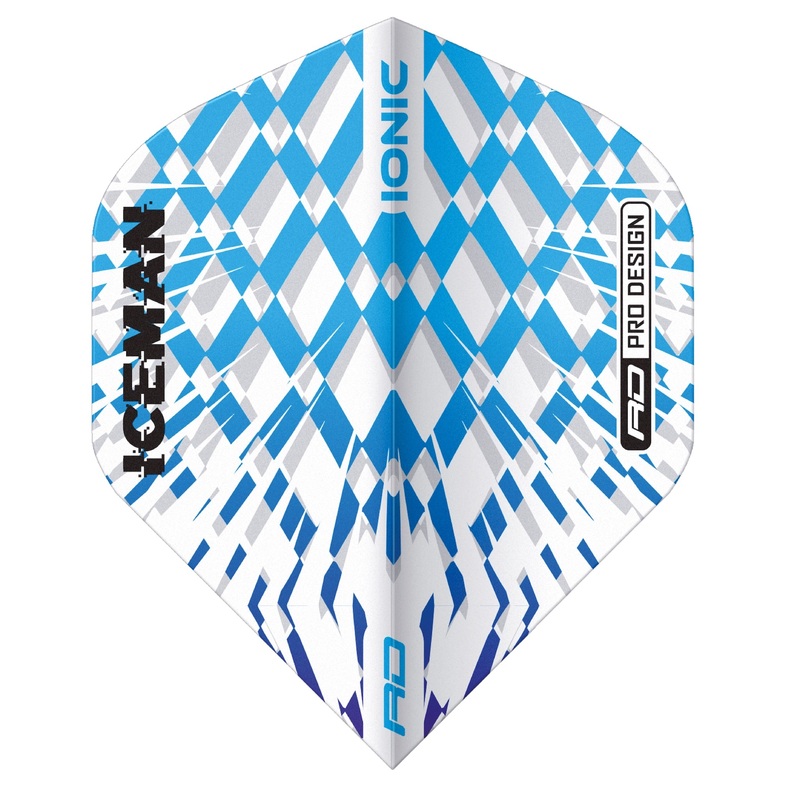 RED DRAGON – Hardcore Ionic Gerwyn Price Blue & White Burst Flights