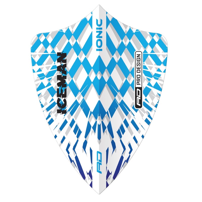 RED DRAGON – Hardcore Ionic Gerwyn Price Blue & White Burst Freestyle Flights