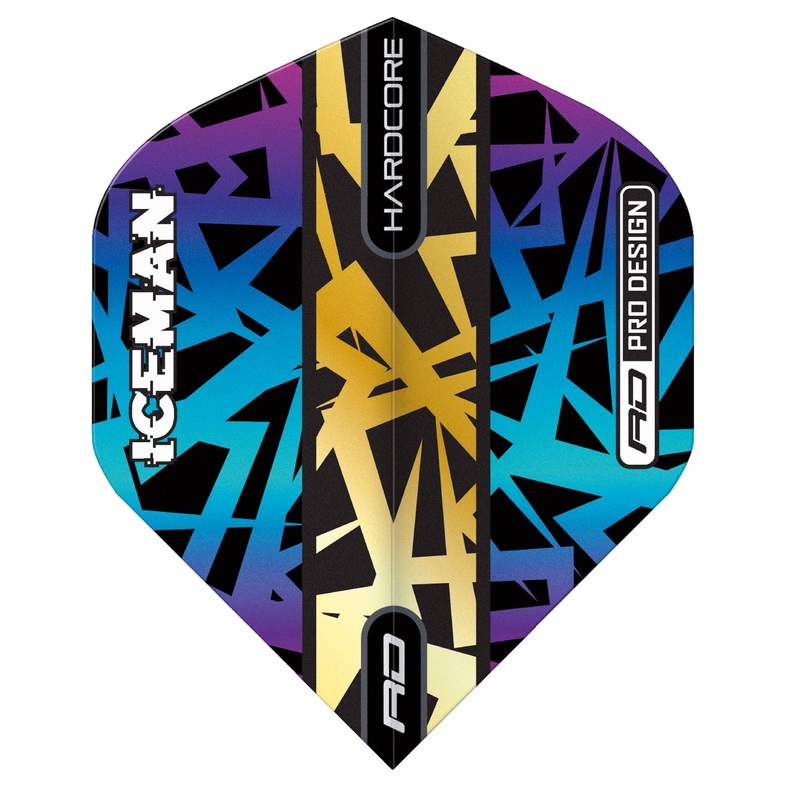 RED DRAGON – Hardcore Premium Metallic Gerwyn Price Rainbow & Gold Flights