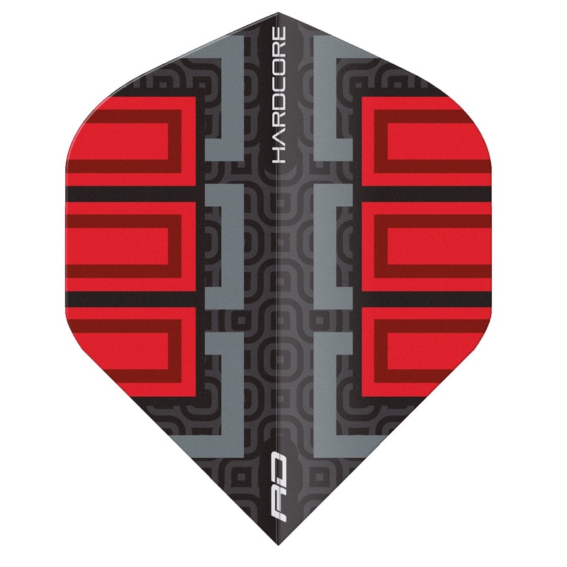 RED DRAGON – Hardcore Radical Blocks Dart Flights – Red