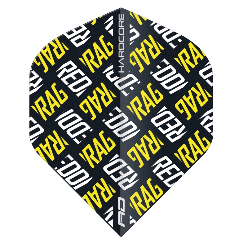 RED DRAGON – Hardcore XT RD Logo Flights – Yellow