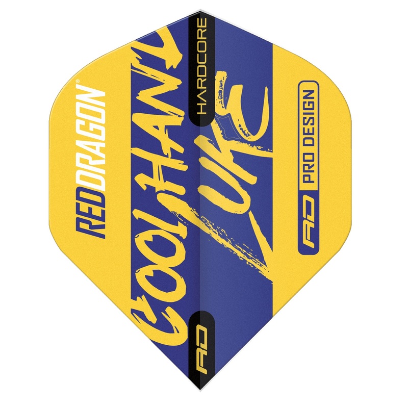 RED DRAGON – Luke Humphries Signature Yellow Hardcore Standard Flights
