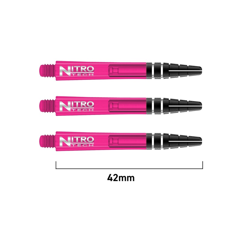 RED DRAGON – Nitrotech Composite Dart Shafts – 42mm Medium Pink