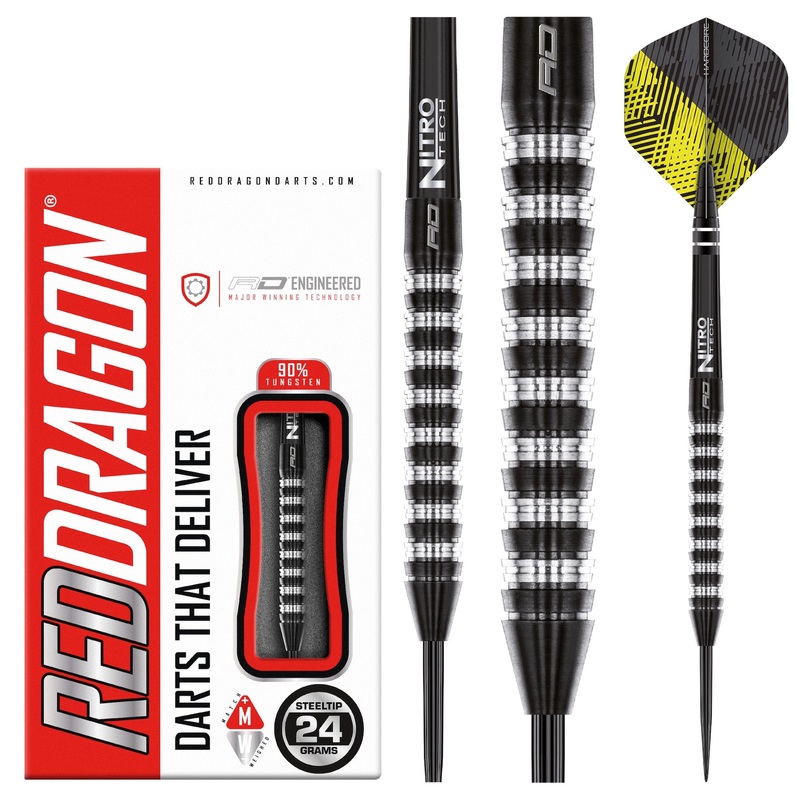RED DRAGON – Razor Edge Elite Darts – 90% Tungsten – 24g