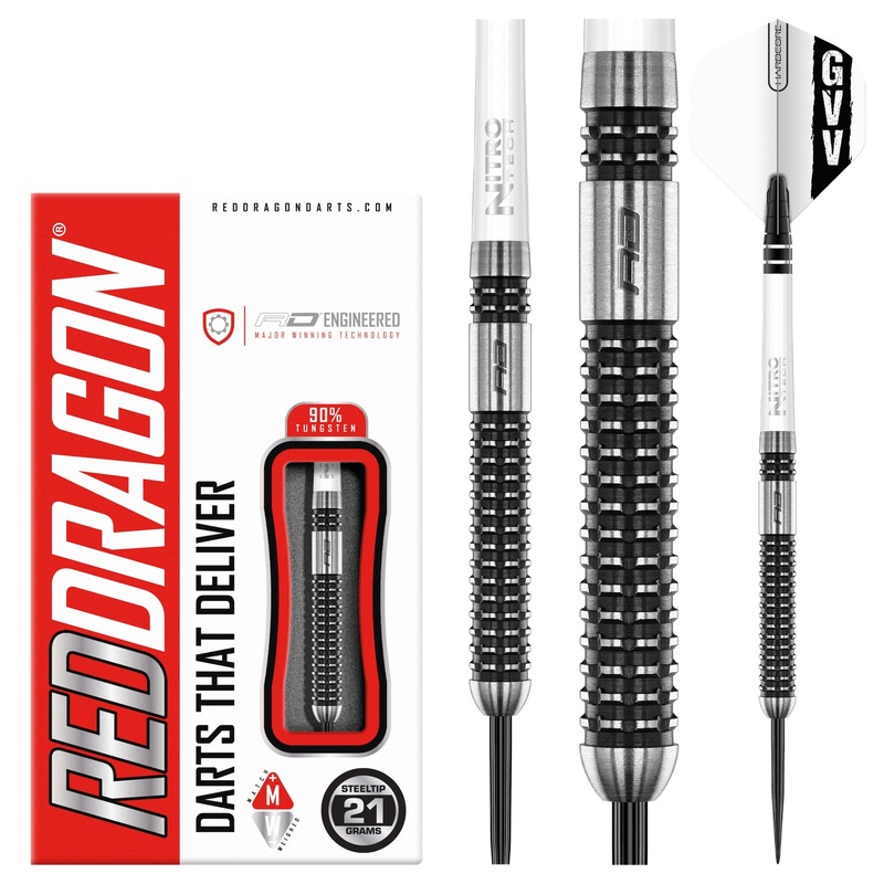 RED DRAGON – Gian van Veen Axis SE Darts – 90% Tungsten – 21g