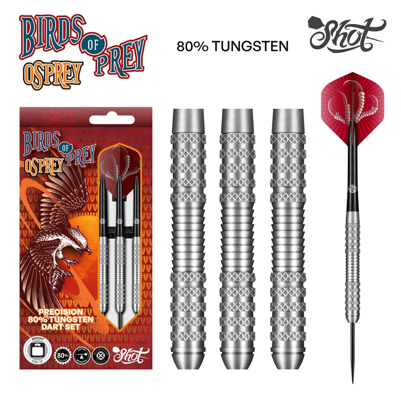 SHOT – Birds Of Prey Osprey Darts – 80% Tungsten – 26g