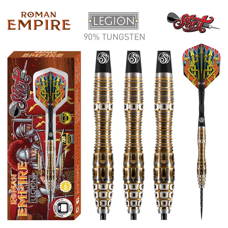 SHOT Roman Empire Legion Darts – 90% Tungsten – 23g