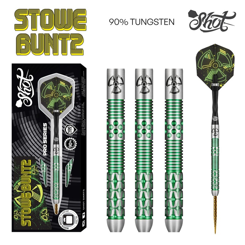 SHOT – STOWE BUNTZ V2 Dart Set – 90% Tungsten – 23g