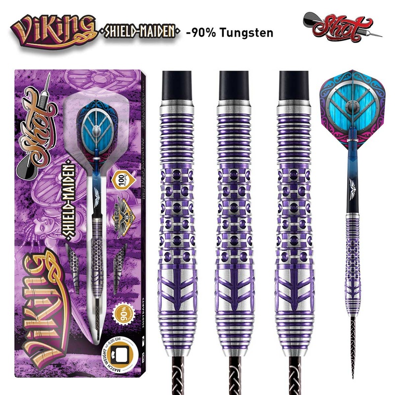 SHOT Viking Shield Maiden Darts – 90% Tungsten – 24g