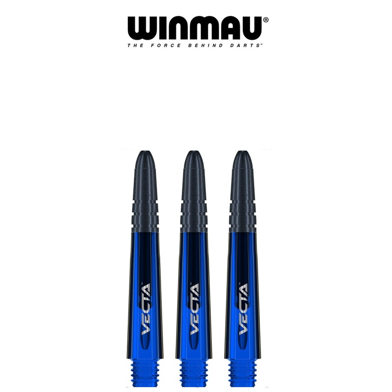 WINMAU – Vecta Composite Dart Shafts – Short Blue