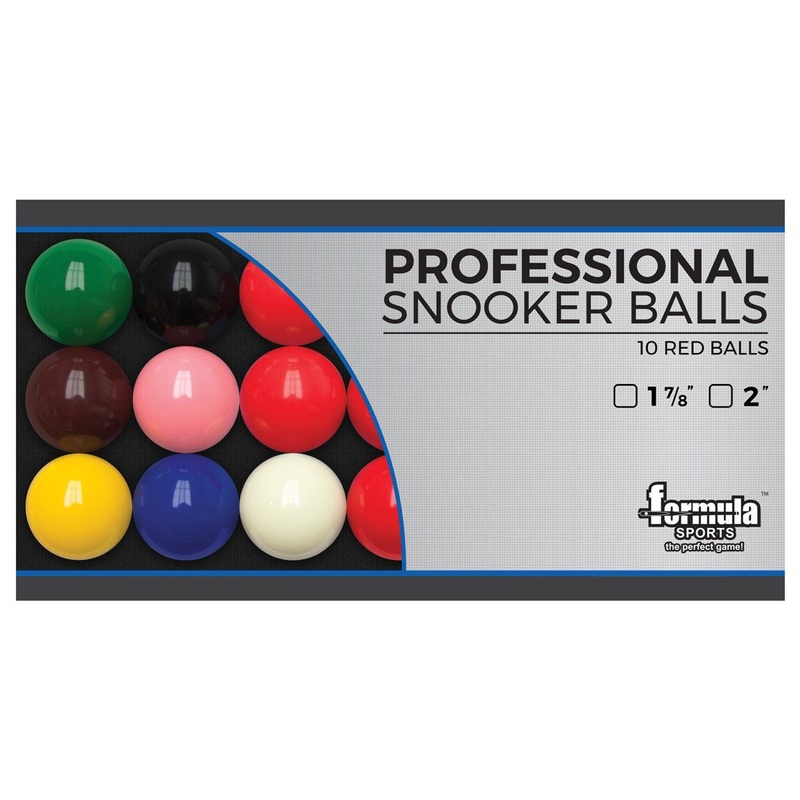 FORMULA – Professional Snooker Balls 1 7/8″ Boxed