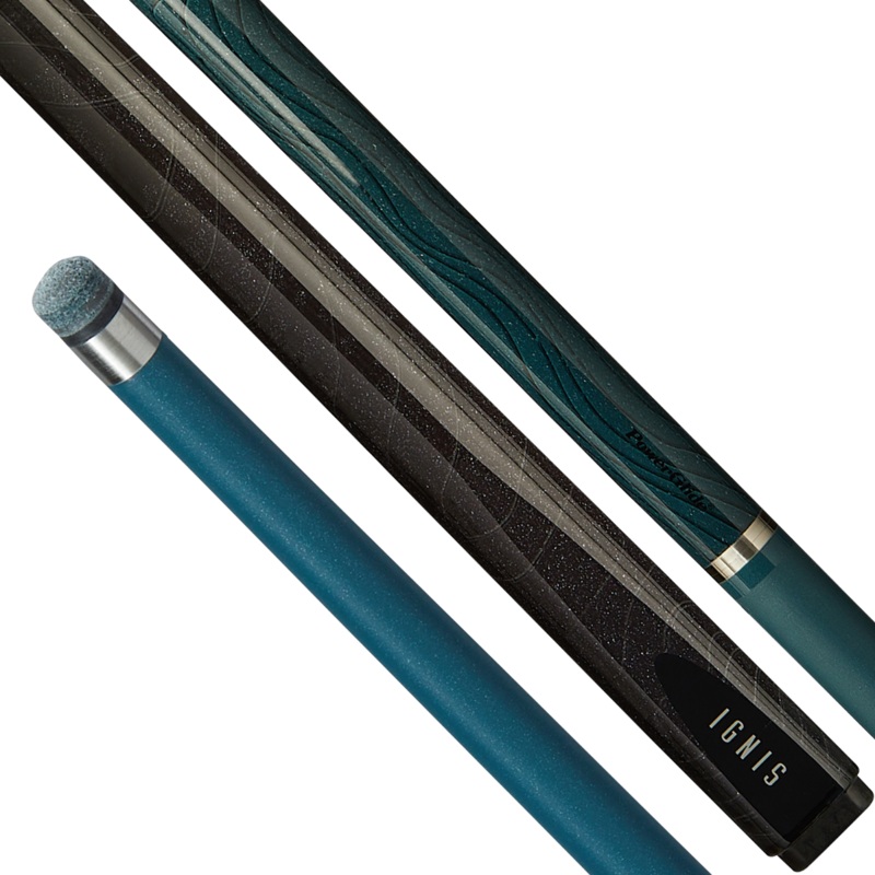 POWERGLIDE – IGNIS Carbon Composite Cue – DARK TEAL/BLACK