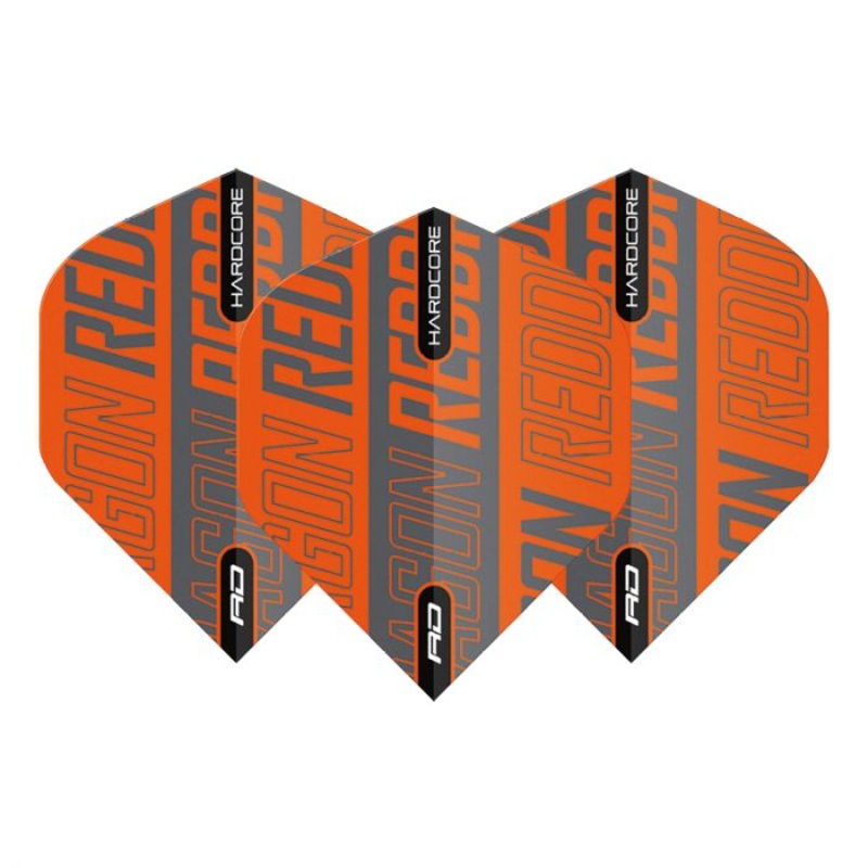 RED DRAGON – Hardcore XT Flights – Orange and Grey