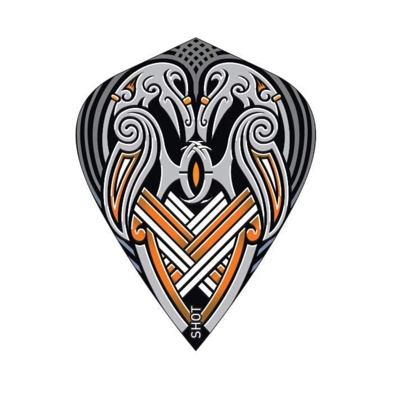 SHOT – Viking Raven Dart Flight – Kite – Black