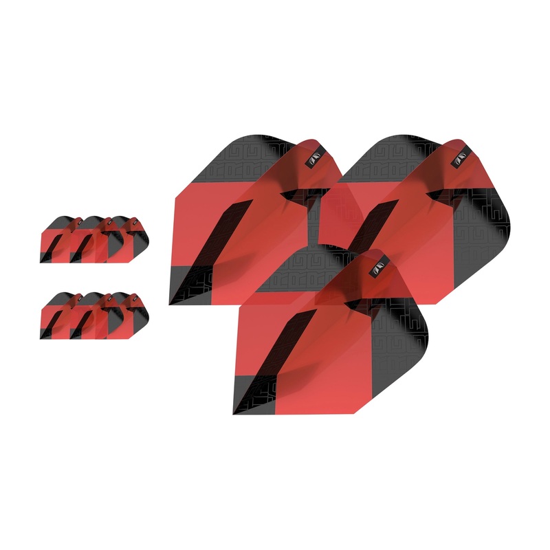 TARGET – Target TAG Red Flights – Multipack – NO6 Size – 100 Micron
