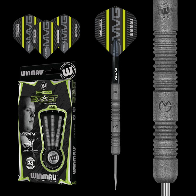 WINMAU – MvG Exact Darts – 90% Tungsten – 24g